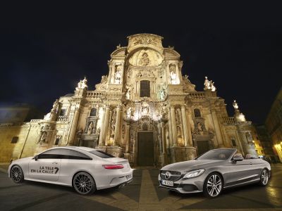 Dimovil acompaña a 7 Televisión de Murcia con los Mercedes C Cabrio y E Coupe Dimovil acompaña a 7 Televisión de Murcia con los Mercedes C Cabrio y E Coupe