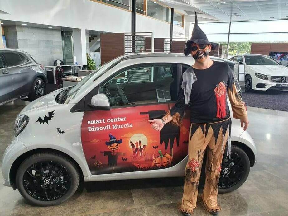 Dimovil expondrá por Halloween su smart fortwo en Nueva Condomina Dimovil expondrá por Halloween su smart fortwo en Nueva Condomina